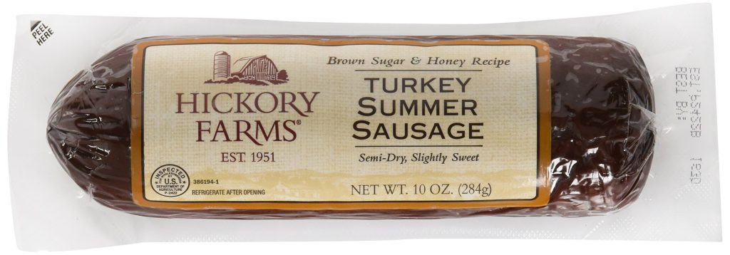 Turkey Summer Sausage
 Hickory Farms Turkey Summer Sausage Net WT 10 OZ