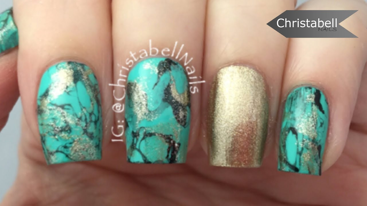 Turquoise Nail Ideas
 Turquoise Nail Art Tutorial … or what not to do
