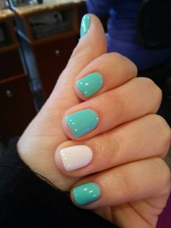 Turquoise Nail Ideas
 50 Reasons Shellac Nail Design Is The Manicure You Need in