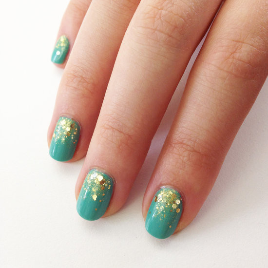 Turquoise Nail Ideas
 Take Turquoise Polish Up a Notch With This Easy Nail Art