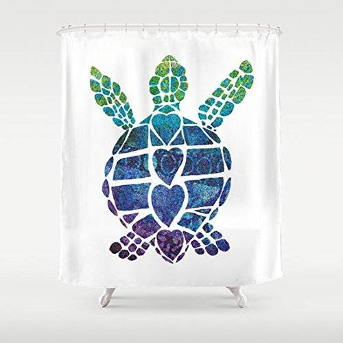 Turtle Bathroom Decor
 Amazon Sea Turtle Love Shower Curtain Handmade