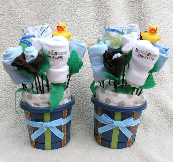 Twin Baby Gift
 Twin Baby Boys Gift Boy Twin Baby Shower by babyblossomco