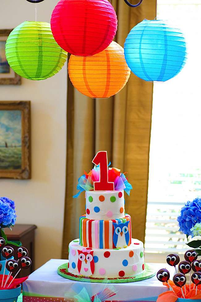Twin First Birthday Party Ideas
 Kara s Party Ideas Twin Owls 1st Birthday Party