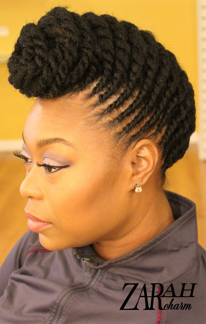 Twist Updo Hairstyles For Black Hair
 Flat Twist Pinup …