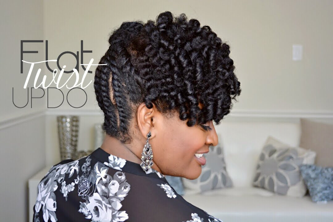 Twist Updo Hairstyles For Black Hair
 103