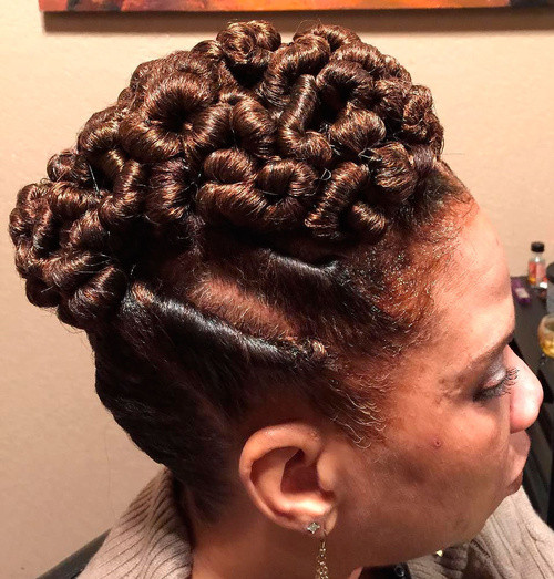 Twisted Updo Hairstyle
 20 Hottest Flat Twist Hairstyles for This Year BLESSING