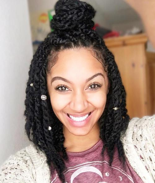 Twists Natural Hairstyles
 40 Twist Hairstyles for Natural Hair 2017