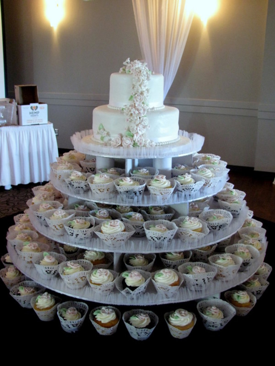 Two Tier Wedding Cake
 2 Tiered Wedding Cake Cupcakes Mini Cakes