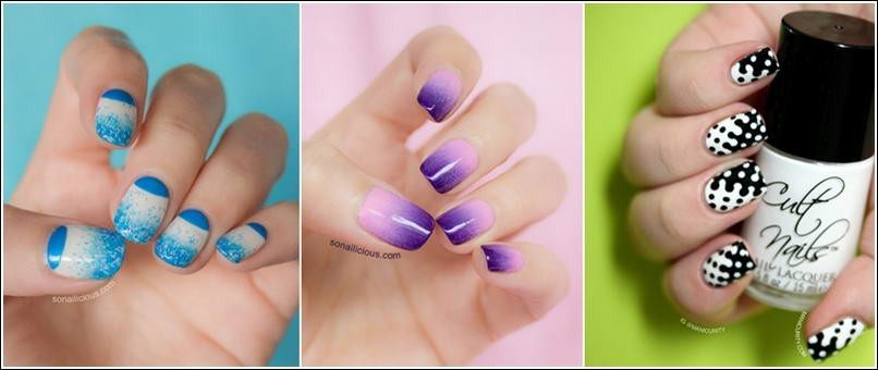 Two Toned Nail Art
 Two Tone Nail Art Ideas That You ll Love to Try