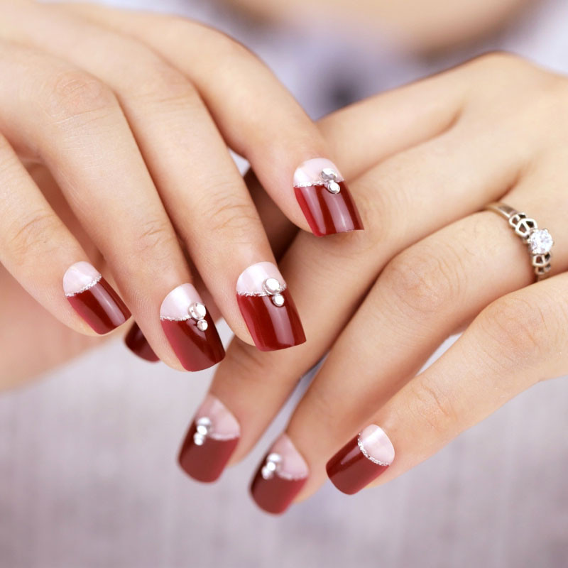 Two Toned Nail Art
 20 two tone manicure — beautiful photos