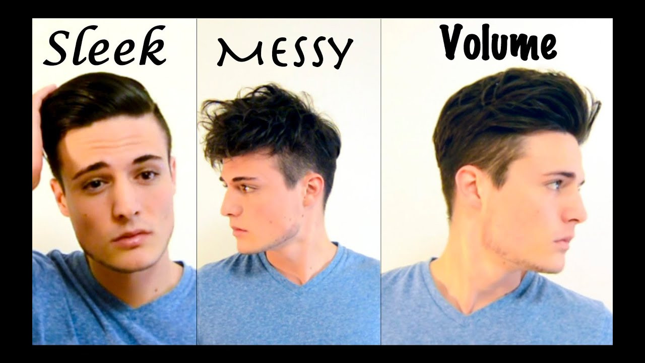 Types Of Mens Hairstyle
 Mens Hair 3 Different Styles