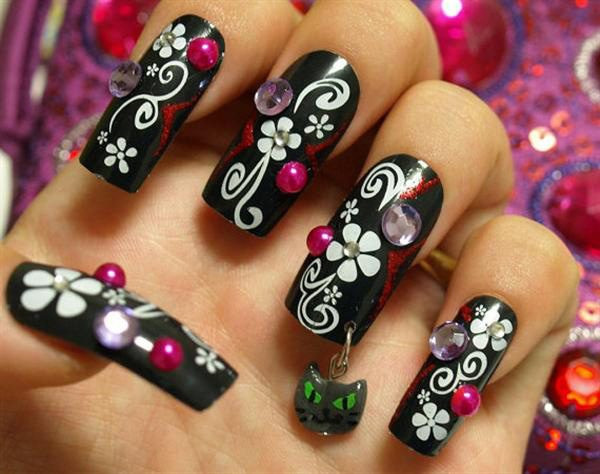 Types Of Nail Styles
 Different types of creative nail art designs