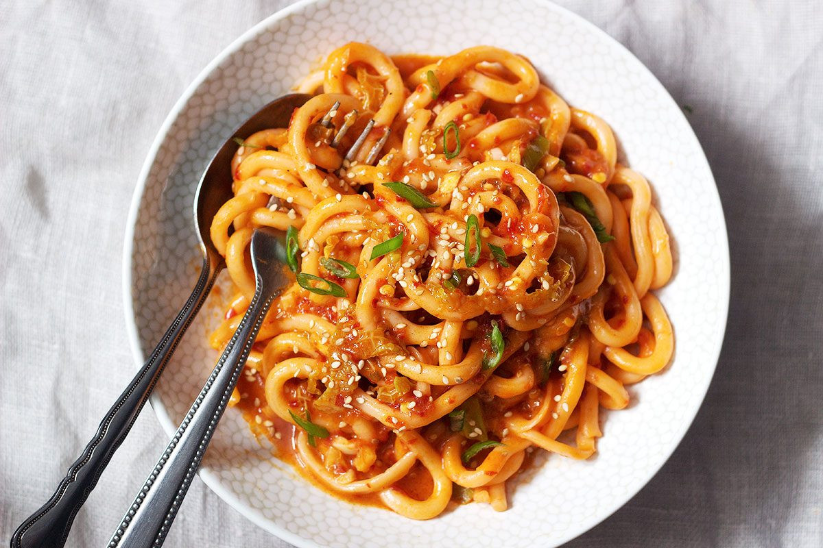 Udon Noodles Stir Fry Recipes
 Udon Noodles Stir Fry Recipe with Kimchi Sauce — Eatwell101