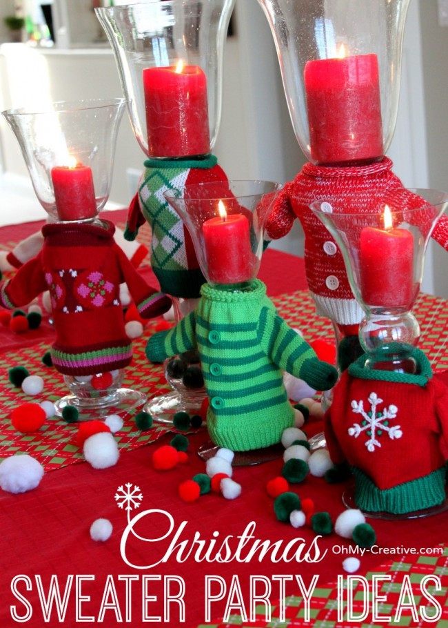 Ugly Christmas Sweater Party Food Ideas
 50 Ugly Christmas Sweater Party Ideas Oh My Creative