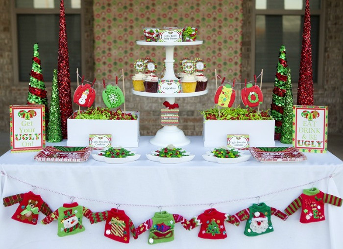 Ugly Christmas Sweater Party Food Ideas
 Christmas Tablescapes Party Ideas House of Hargrove