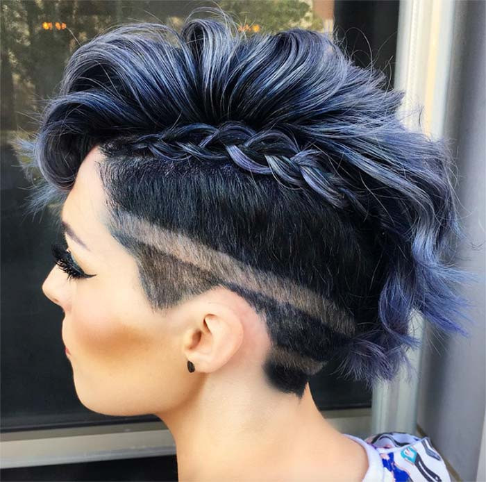 Undercut Girl Hairstyle
 51 Edgy and Rad Short Undercut Hairstyles for Women Glowsly