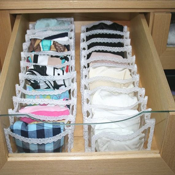 Underwear Drawer Organizer DIY
 38 best Organise you lingerie drawer images on Pinterest