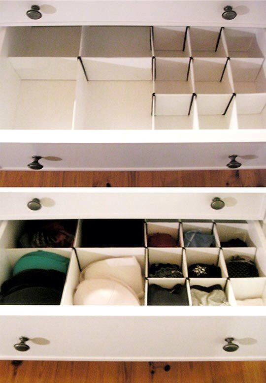 Underwear Drawer Organizer DIY
 10 Cool and cute underwear storage ideas