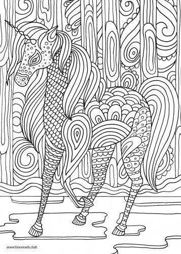 Unicorn Adult Coloring Book
 The Best Free Adult Coloring Book Pages