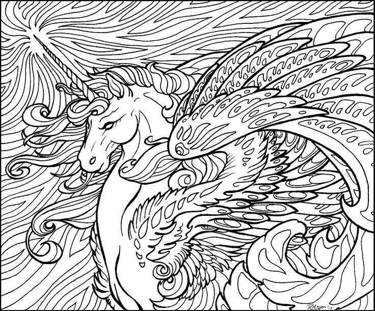 Unicorn Adult Coloring Book
 78 images about Unicorns on Pinterest