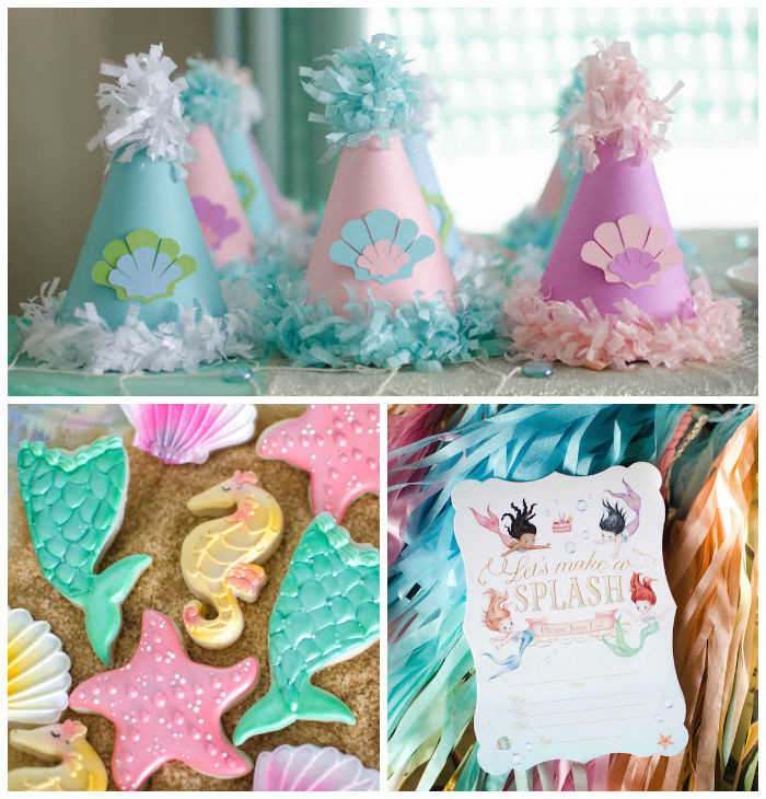 Unicorn And Mermaid Birthday Party Ideas
 Kara s Party Ideas Magical Mermaid Birthday Party