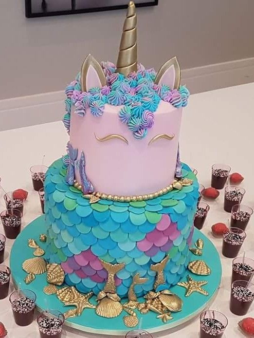 Unicorn And Mermaid Birthday Party Ideas
 mermaid unicorn