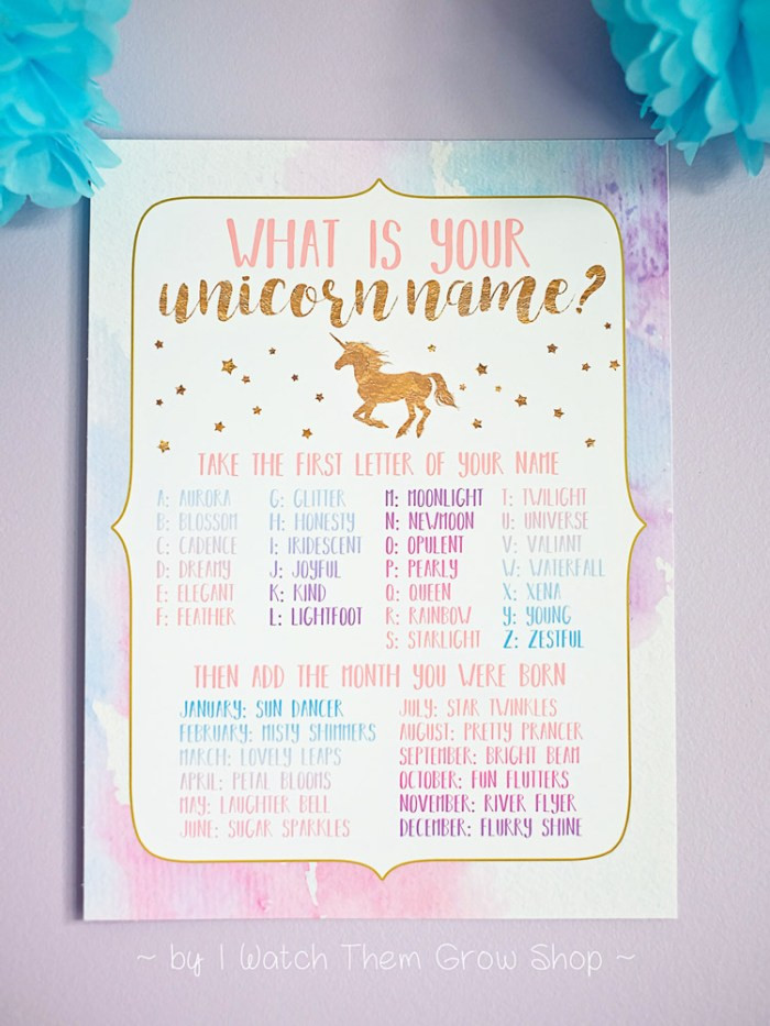 Unicorn Birthday Party Food Ideas Name
 The 19 BEST Unicorn Party Items Plus A Giveaway I Watch