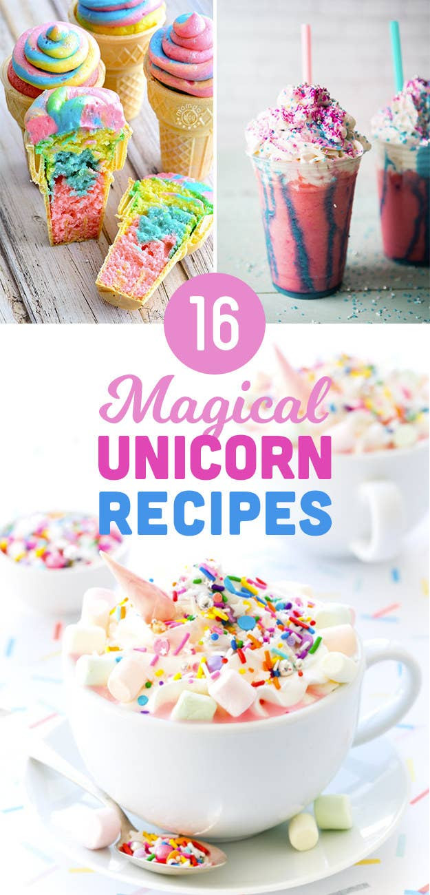 Unicorn Birthday Party Food Ideas Name
 16 Magical Unicorn Recipes To Make This Weekend