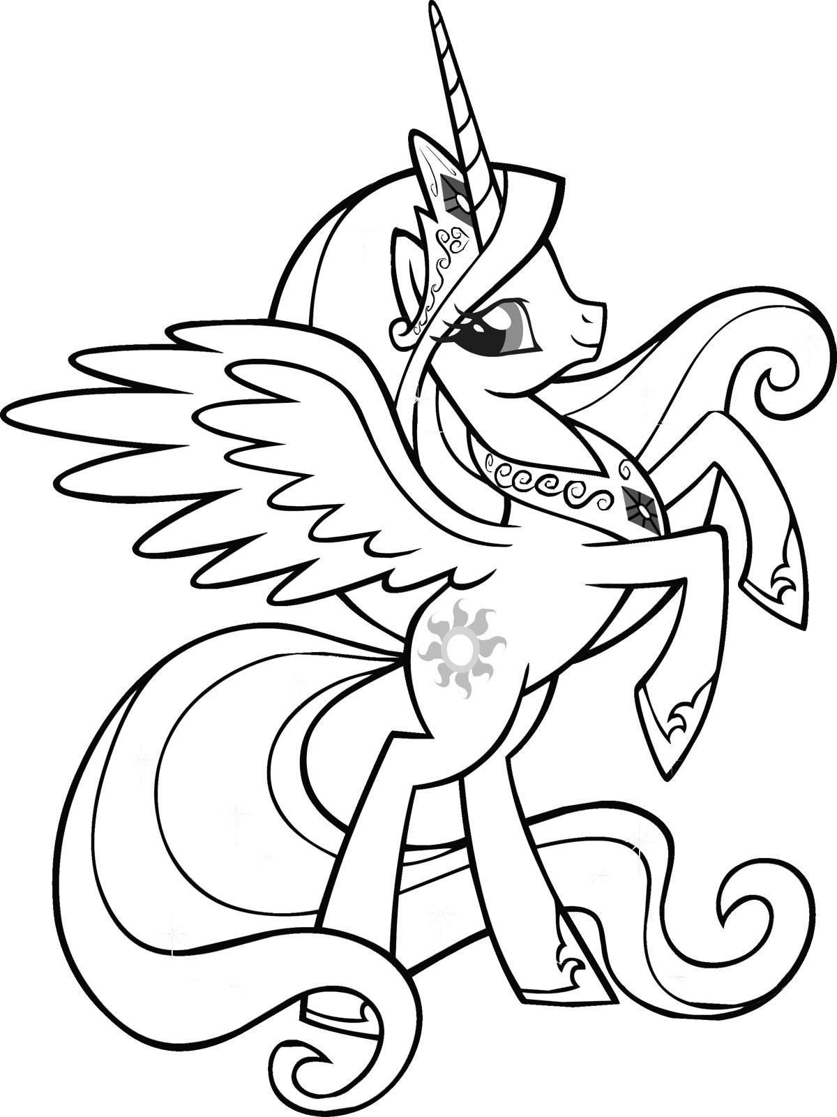 Unicorn Coloring Pages For Girls
 Unicorn Coloring Pages For M Pinterest
