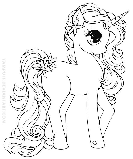 Unicorn Coloring Pages For Girls
 48 Adorable Unicorn Coloring Pages for Girls and Adults