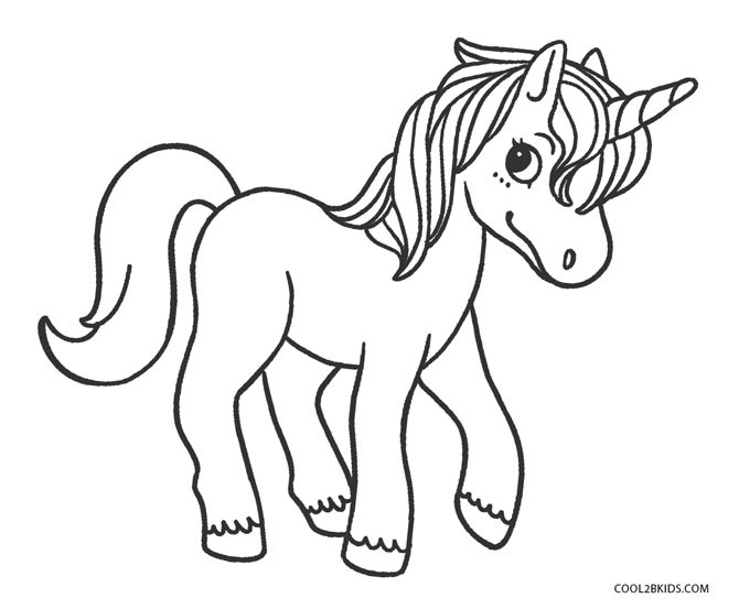 Unicorn Coloring Pages For Girls
 Free Printable Unicorn Coloring Pages For Kids