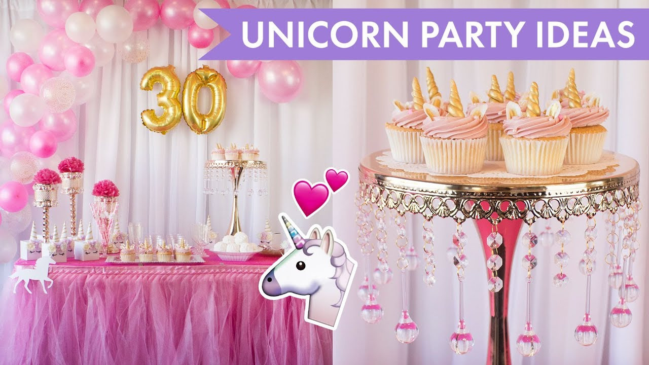Unicorn Ideas For Party
 Unicorn Themed Birthday Party Ideas 🦄