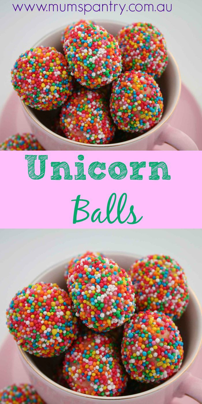 Unicorn Party Food Ideas Ponytails
 Unicorn Rainbow Balls Mum s Pantry