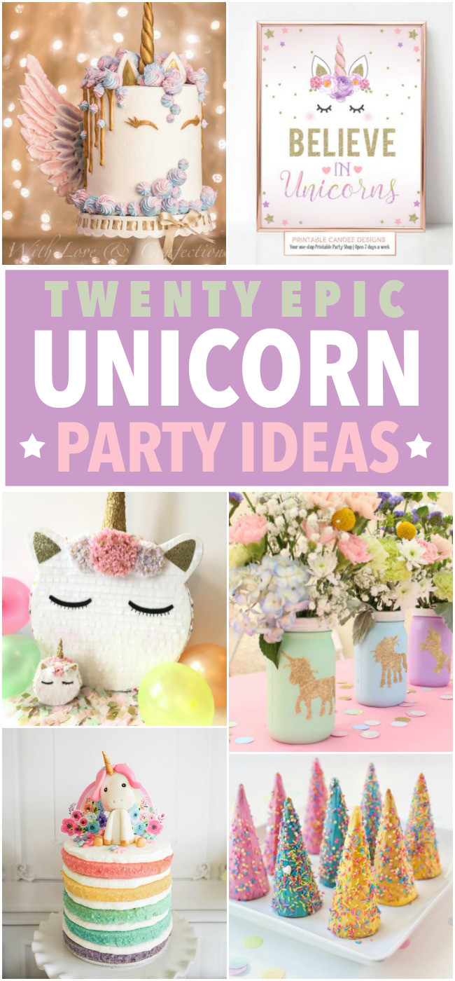 Unicorn Theme Tea Party Food Ideas For Girls
 20 Epic Unicorn Party Ideas