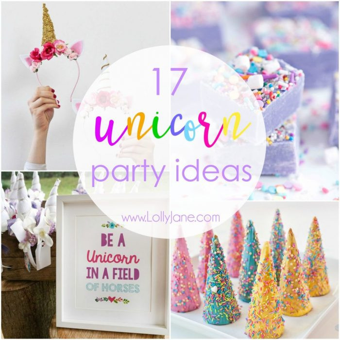 Unicorn Theme Tea Party Food Ideas For Girls
 17 unicorn party ideas Lolly Jane
