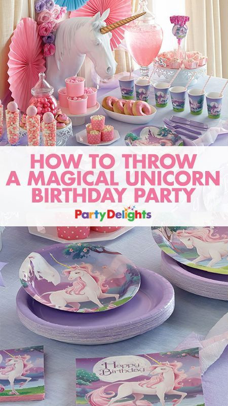 Unicorn Theme Tea Party Food Ideas For Girls
 How to Throw a Magical Unicorn Birthday Party