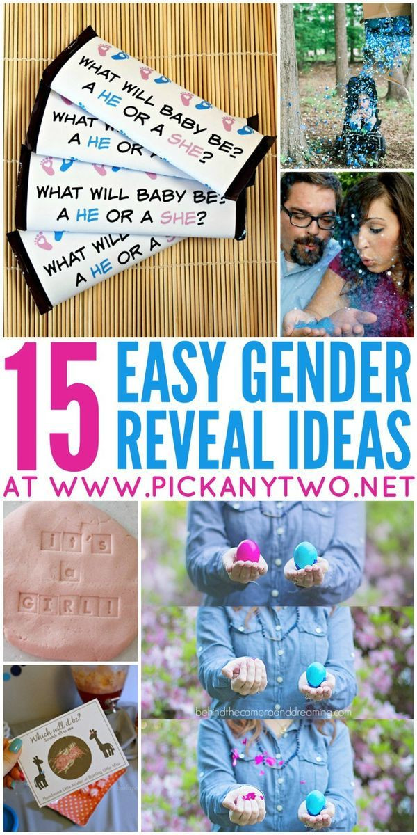 Unique Baby Gender Reveal Party Ideas
 15 Easy Baby Gender Reveal Ideas All About Baby