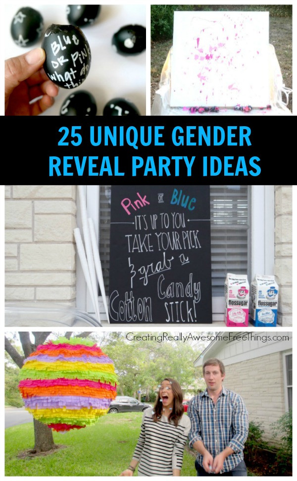 Unique Baby Gender Reveal Party Ideas
 25 Gender Reveal Party Ideas C R A F T