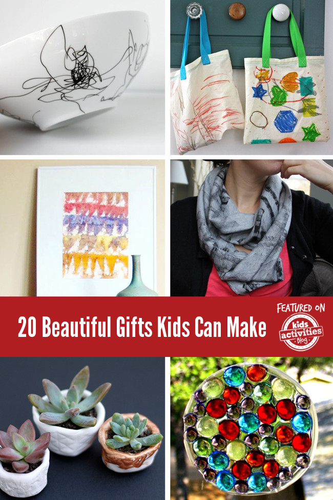 Unique Kids Gift
 20 Beautiful Gifts Kids Can Make