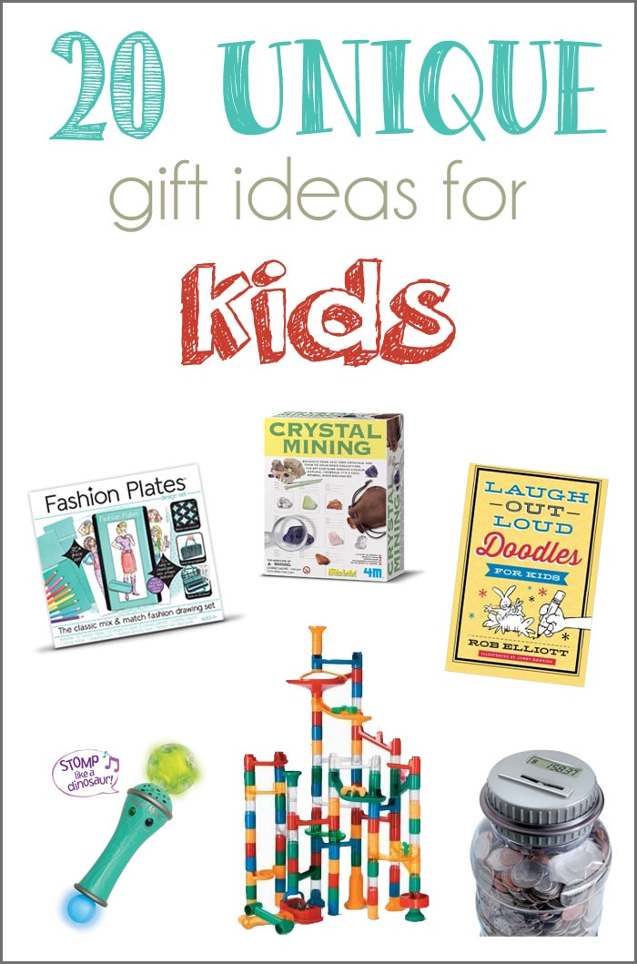 Unique Kids Gift
 20 Unique Gift Ideas for Kids and a GIVEAWAY Cutesy Crafts