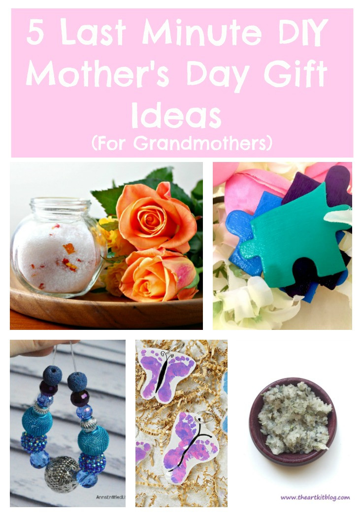Unique Mother'S Day Gift Ideas
 5 Last Minute DIY Mother s Day Gift Ideas For Grandmothers
