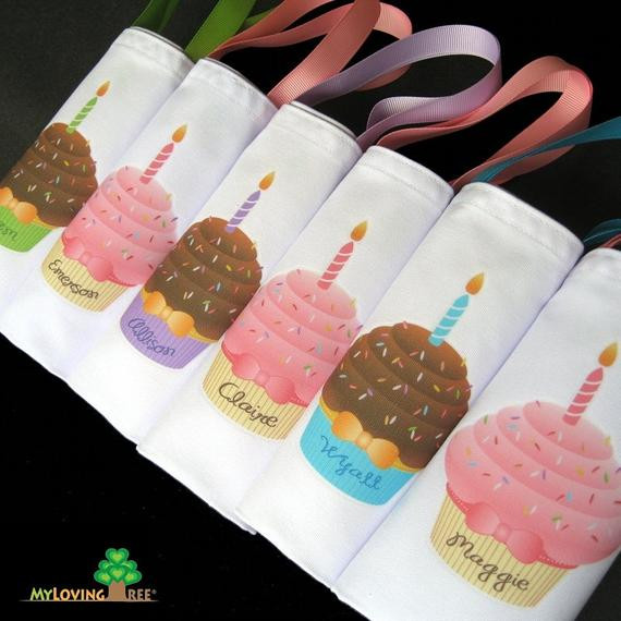 Unique Party Favors Ideas For Kids
 Personalized Cupcake first birthday cupcake themed by
