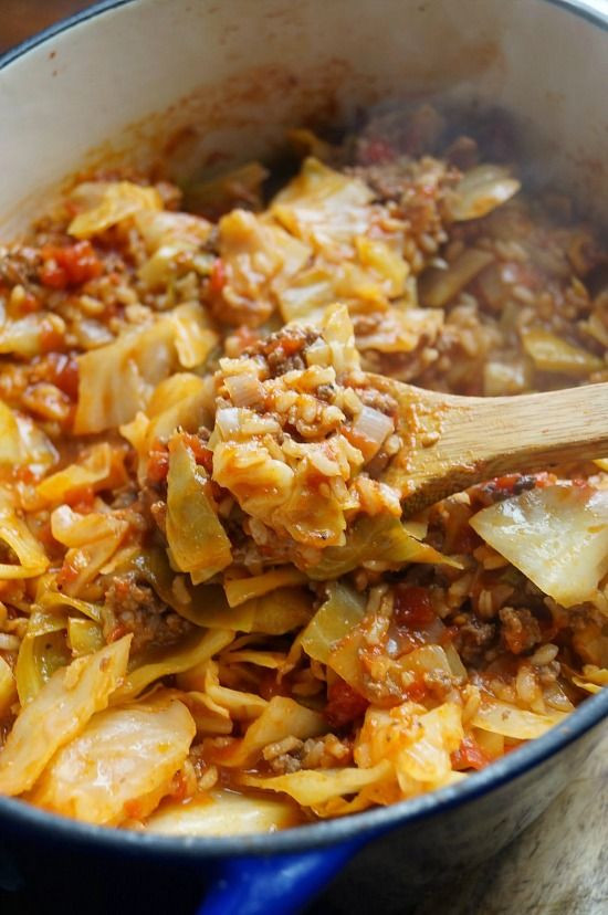Unstuffed Cabbage Rolls With Rice
 Unstuffed Cabbage Rolls Recipe