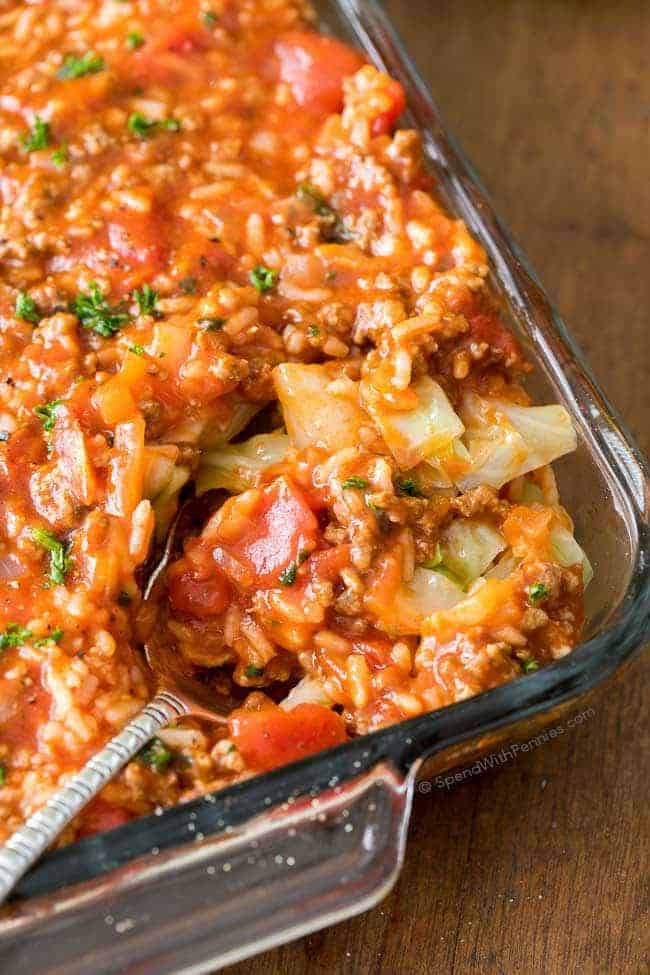 Unstuffed Cabbage Rolls With Rice
 Unstuffed Cabbage Roll Casserole Spend With Pennies