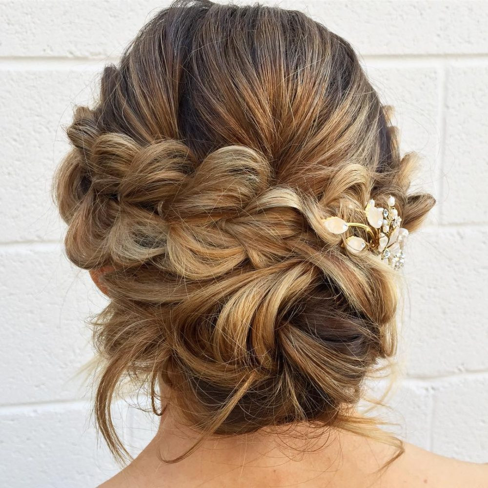 Updo Hairstyles For A Wedding
 17 Gorgeous Wedding Updos for Brides in 2019