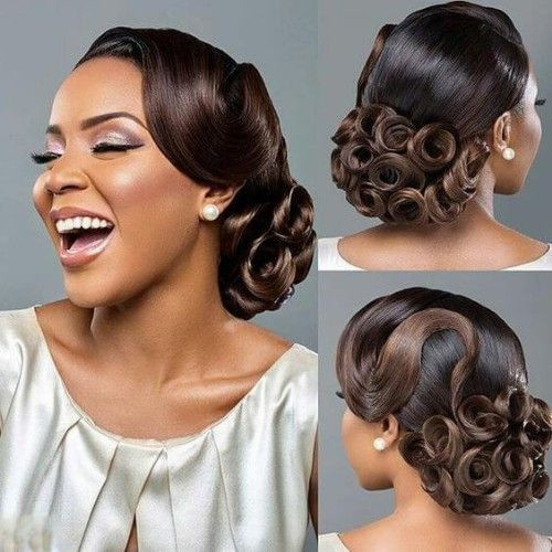 Updo Hairstyles For Weddings Black Hair
 30 Enchanting Natural Hair Bun with Weave