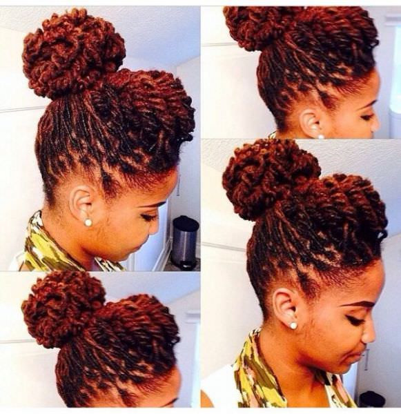 Updo Loc Hairstyles
 Spiral Curled Locs Black Hair Information munity