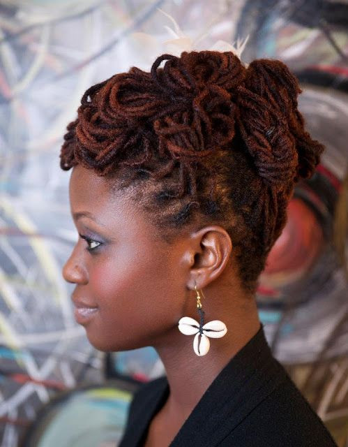 Updo Loc Hairstyles
 218 best Loc Updos images on Pinterest
