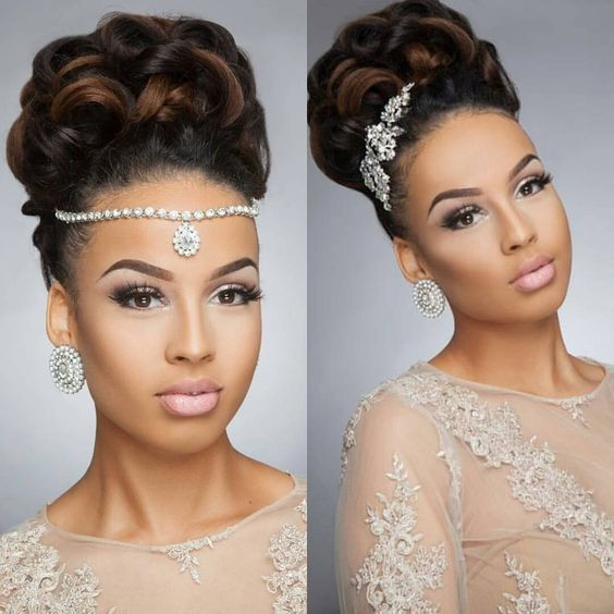 Updo Wedding Hairstyles For Black Women
 43 Black Wedding Hairstyles For Black Women