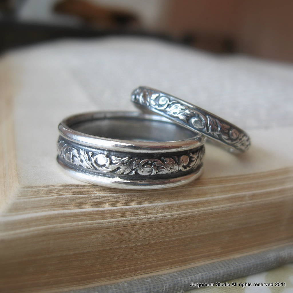 Used Wedding Bands
 His and Hers Bands Matching Wedding Bands Silver Wedding